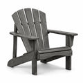 Adirondackstuhl aus Holz Grau