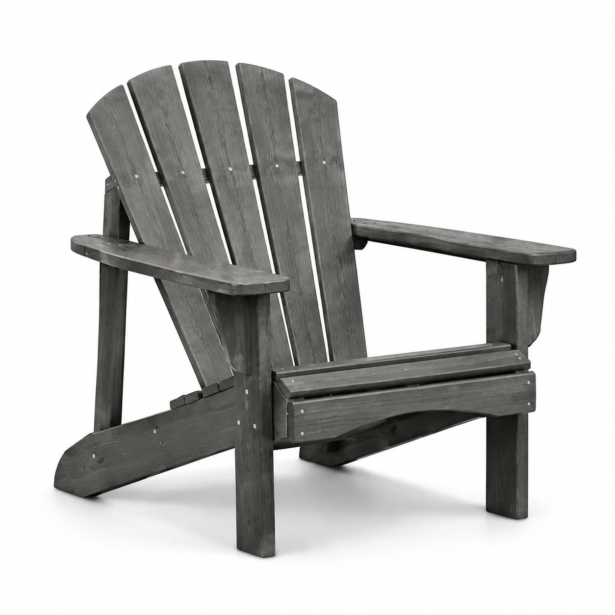 Adirondackstuhl aus Holz Grau