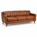 3-Sitzer Sofa aus Leder Braun